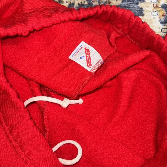 VTG 2pc Jerzees Walt Disney Red Mickey Mouse Matching Jogging Sweat Pant Set XL - Picture 6 of 15